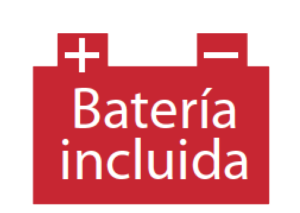 Batería incluida