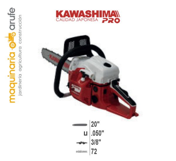 Motosierra Kawashima PRO - Modelo MK5620