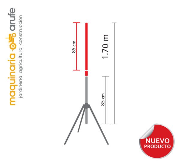 Soporte Tripie de conexión rápida NPT - Modelo YZK104-NPT